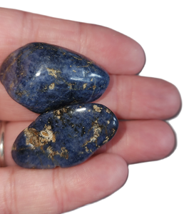 Natural Raw Blue Sapphire Tumbles. Beautiful Precious Gemstones!