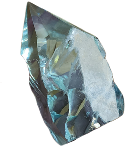 Aqua Ice Blue Obsidian Point