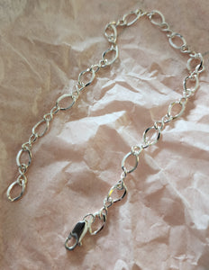 Figure 8 Polished 925 Sterling Silver Charm Bracelet - Meta's Makings!
