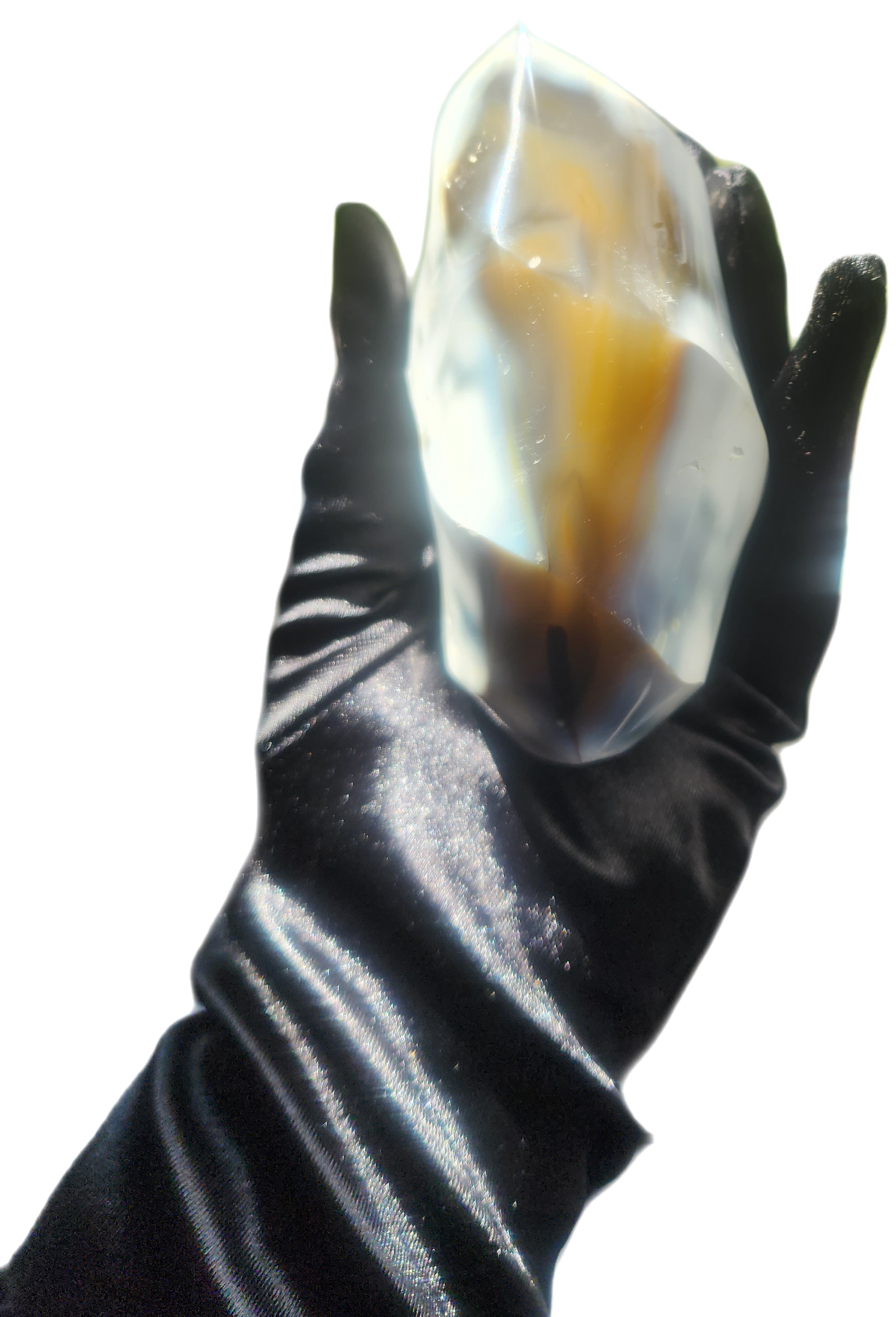 Gorgeous Large Orca Agate Flame Point! Peace, Calming, Healing Energy, Courage & Self-Confidence Crystal