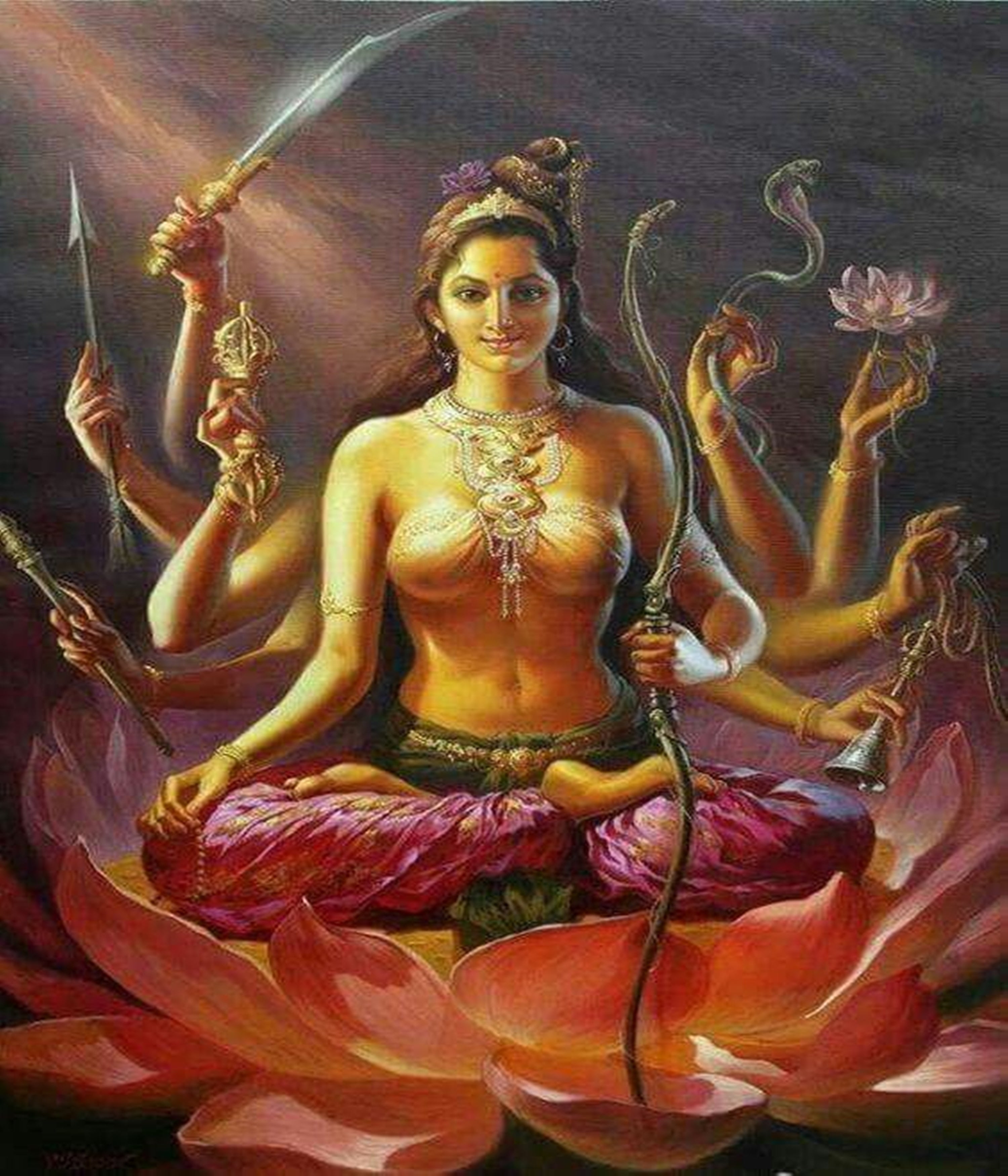Portal to Hindu Goddess Shakti - Supreme Being - Energy, Ecstasy, Willpower, Strength