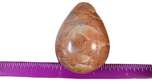 Beautiful Peach Moonstone Egg - Large