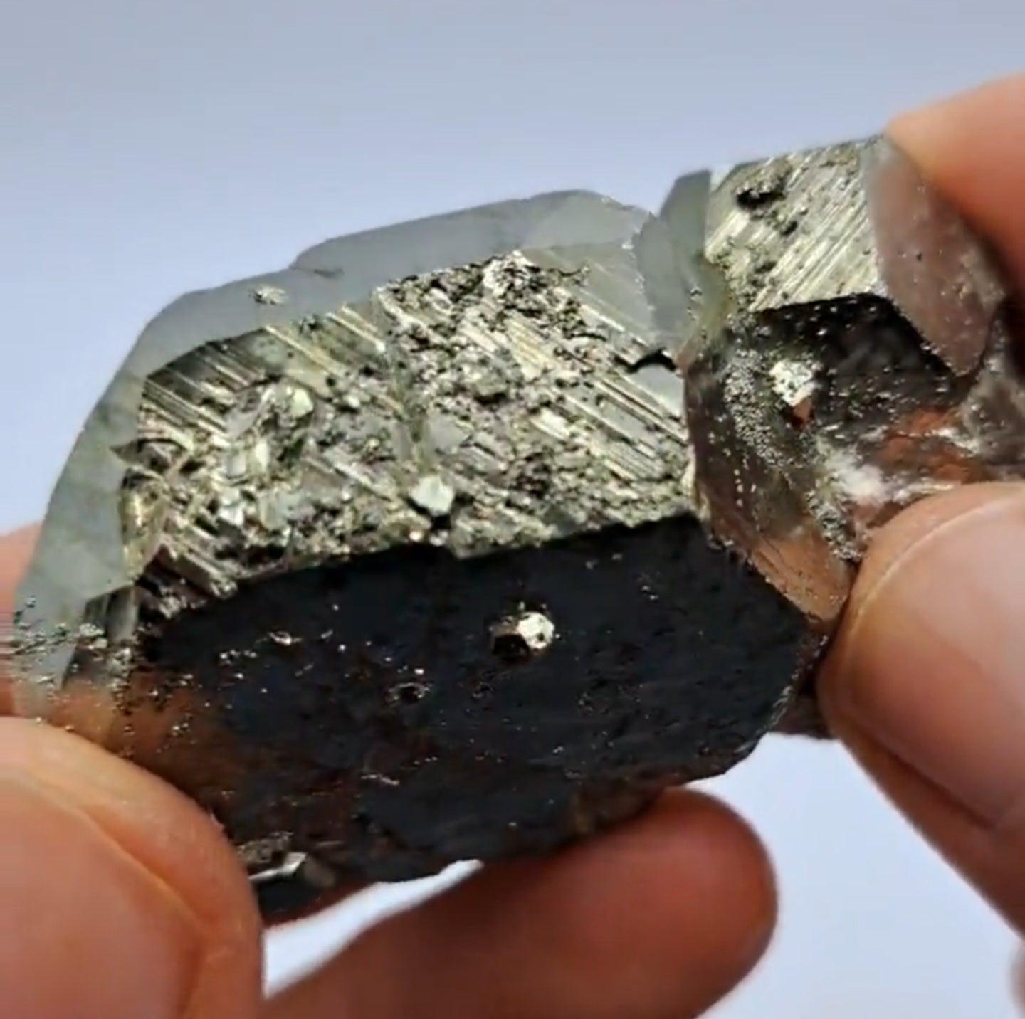 Peruvian Pyrite with Record Keepers out the Wazoo! Gorgeous Piece!