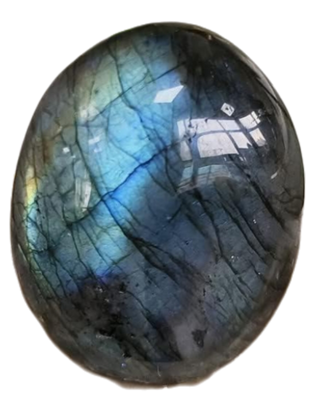 Stormy Stones! Labradorite Palm Stones Infused w/Intention for Transformation