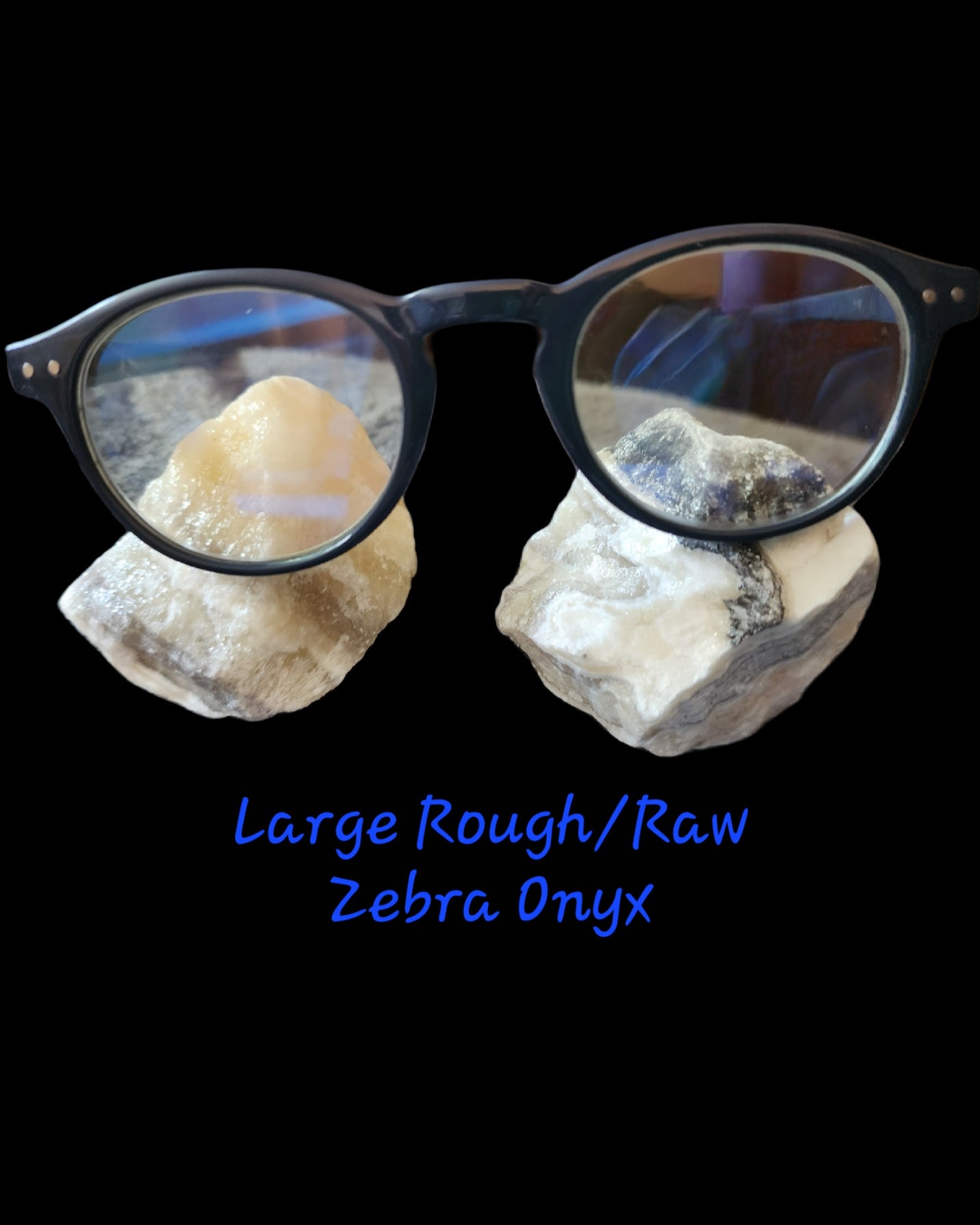 Raw Zebra Onyx Stone (Mexican Onyx) Grounding, Intuition, Inner Strength, Confidence