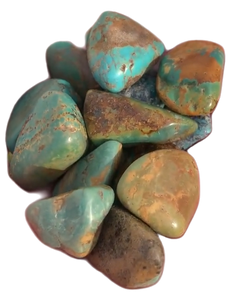Mexican Turquoise - Solid Specimens, Tumbled and Polished - Beautiful!