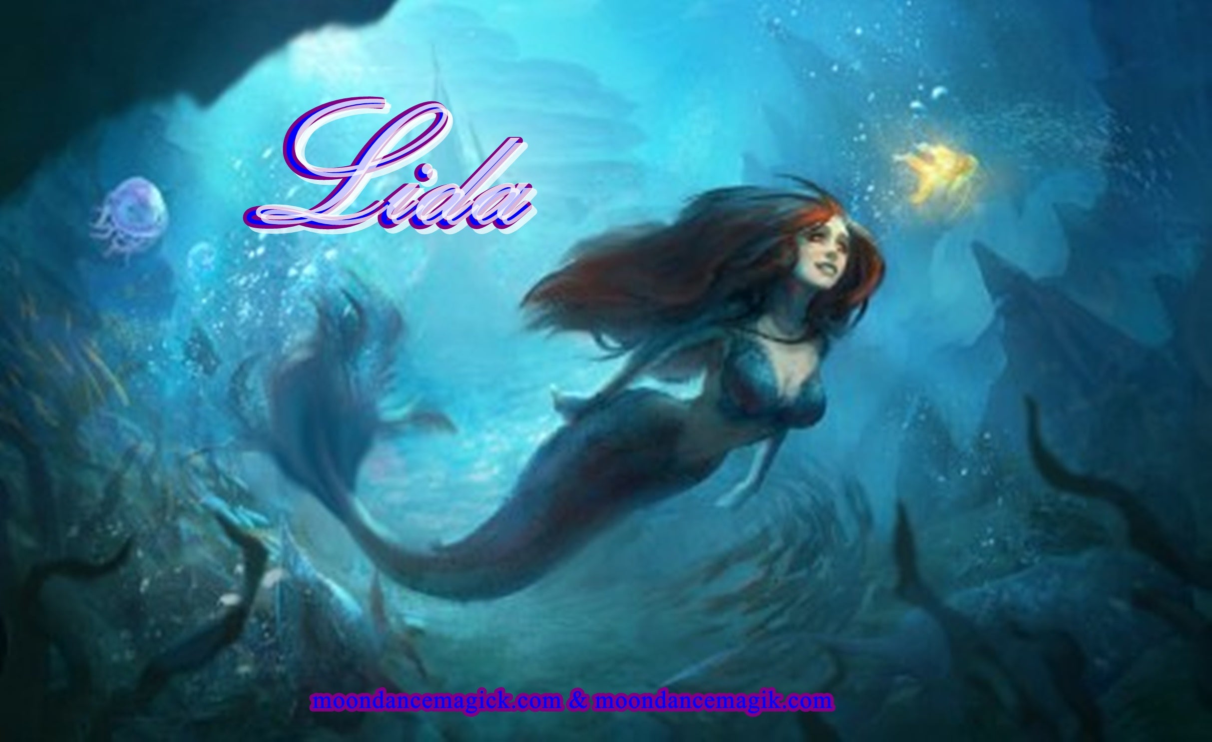 Lida - Siren Mermaid Spirit from the Baltic Sea - Dark Magick -Remote Bridging or Her Pocket Watch Vessel