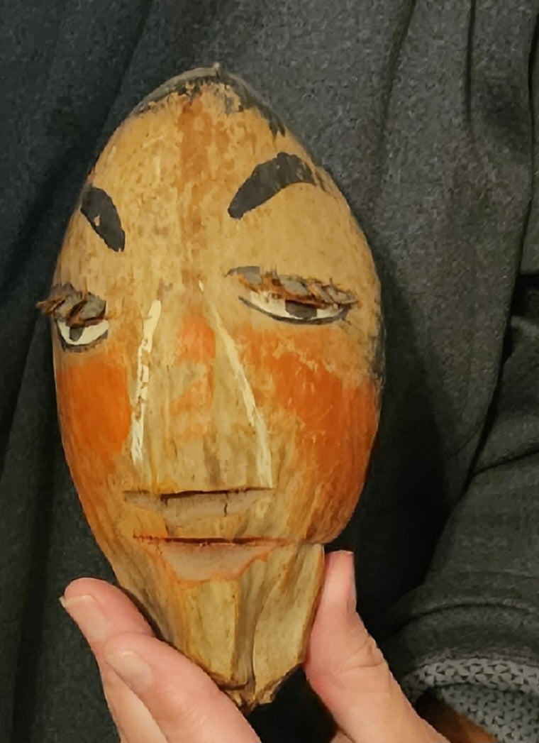 Najinu - Spirited Coconut Native American Indian Medicine Man