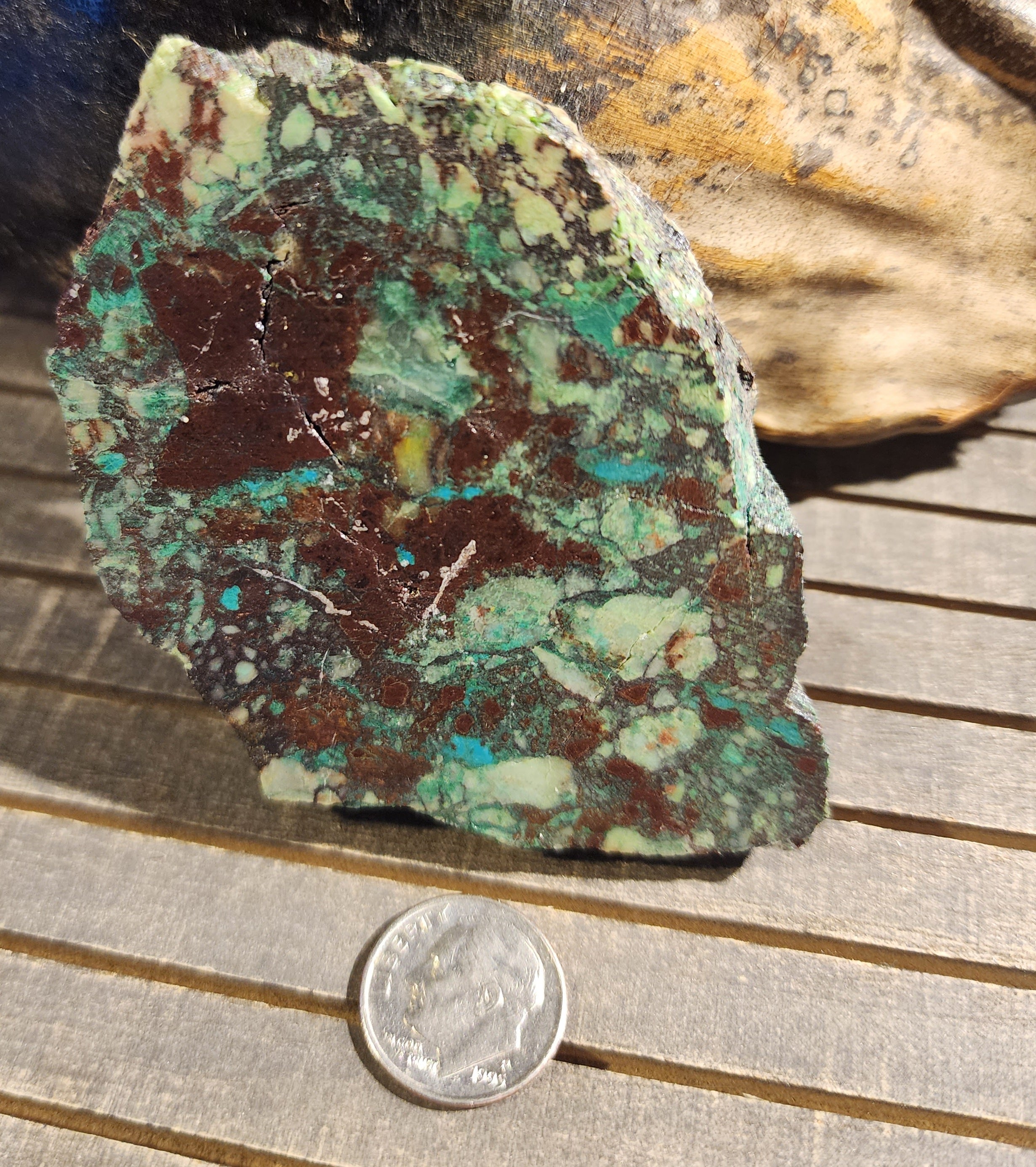 Gorgeous, Colorful Mexican Sonora Sunset Chrysocolla with Cuprite!