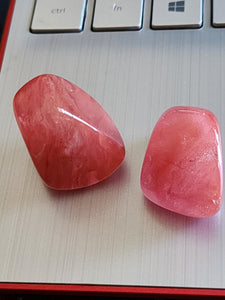 Luscious Cherry Quartz Tumbled Crystals