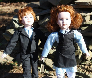 Horace & Eunice Amish Couple Spirited Dolls or Remote Bridging