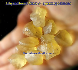 Raw Libyan Desert Glass - Gorgeous and Rare - 4 to 5 Grams (A Grade)