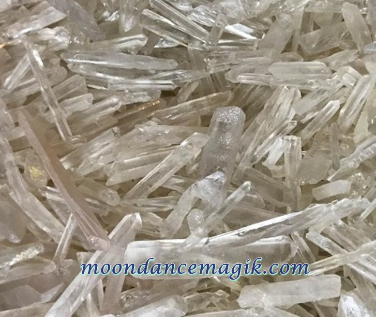 Sacred Lemurian Seed Quartz Crystal Points - Ten Pieces