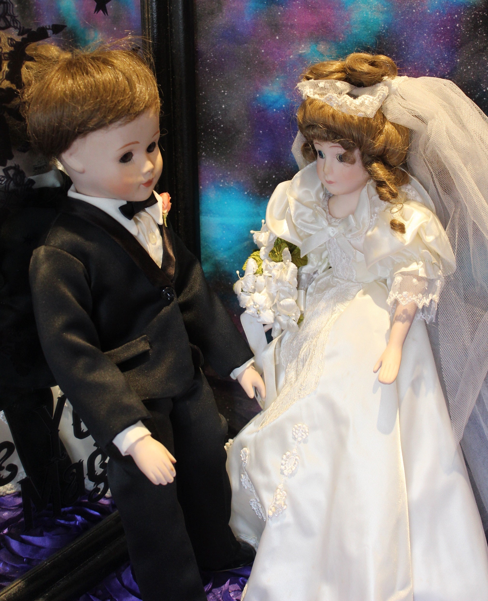 X - ADOPTED - X    Parker and Callie - Newlywed Couple Haunted Dolls