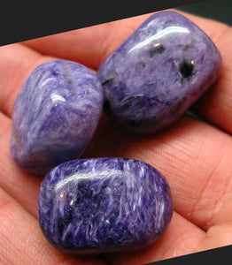 Natural Purple Russian Charoite Tumbled Crystal