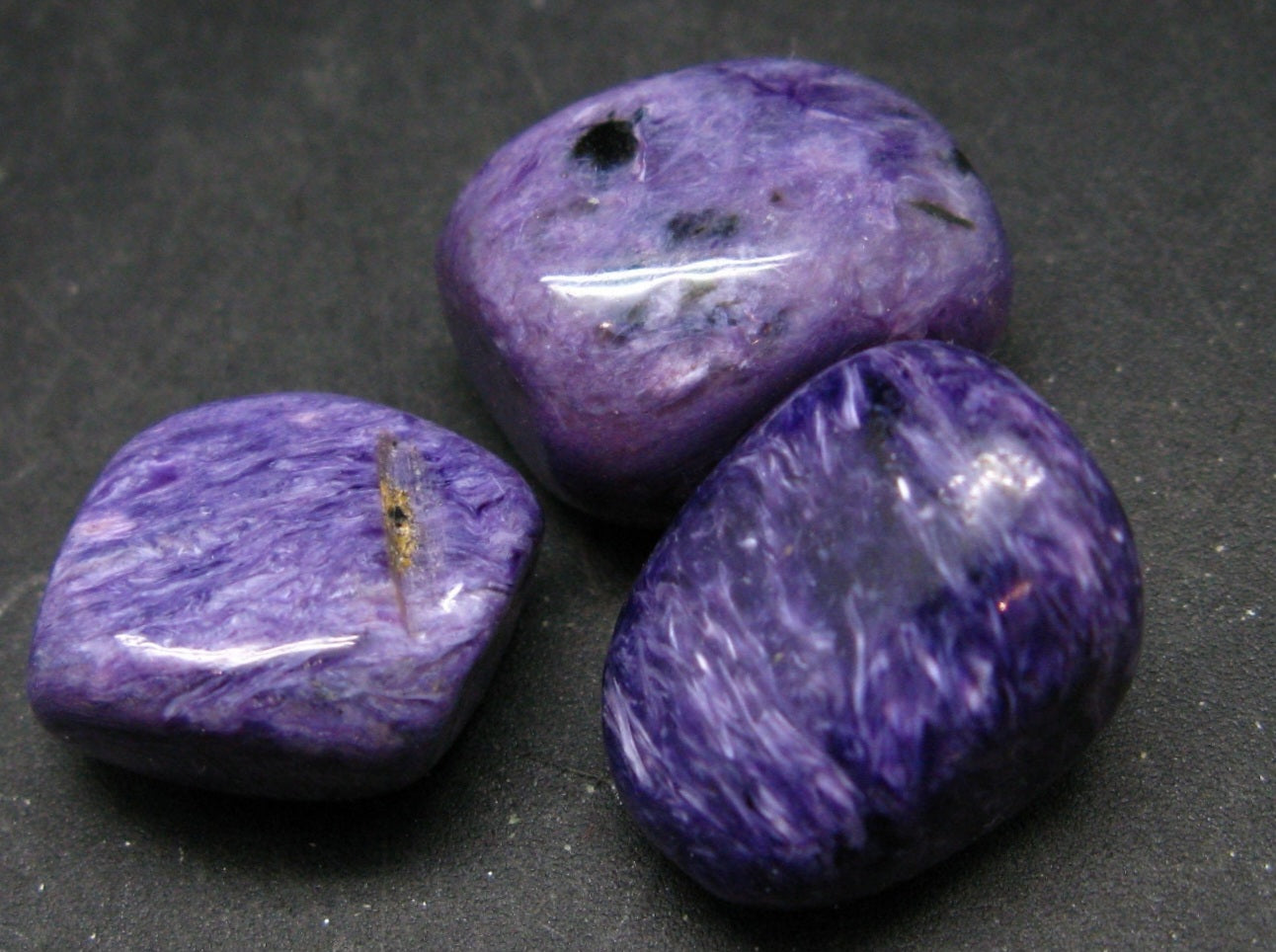 Natural Purple Russian Charoite Tumbled Crystal