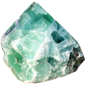 Large Spectacular Rainbow Fluorite - Semi-Polished Standing Point Crystal - Manifest, Organize, and SO Much More!