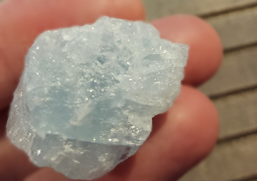 Beautiful Raw Aquamarine Crystal Specimen