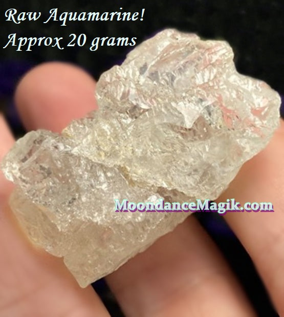 Reserved for LAURA - 20 Gram Raw Aquamarine Crystal