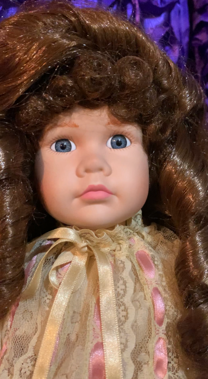 Karen - Spirited Haunted Porcelain Doll - Finds Things, Puts Images in Your Mind