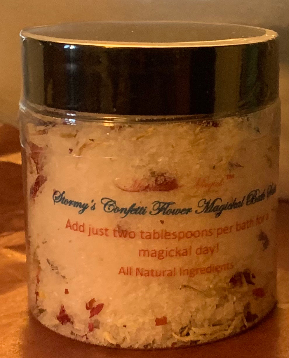Stormy’s Magickal Bath Salts for an Energetic & Lucky Day!