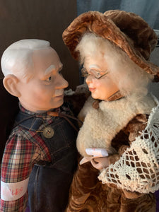 X- Adopted! - Grandma Anna and Grandpa Charles Spirit Dolls Flourish You with Gifts