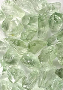 Green Prasiolite Crystal Tumbled Gem for Abundance, Intuition & Heart Chakra Health