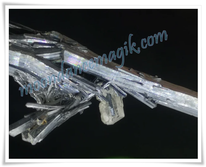 Stibnite Crystal Specimen for Transformation, Chakra Alignment and Manifestation